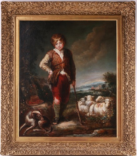 Lot 18 - William Roth (18th century), a full-length...
