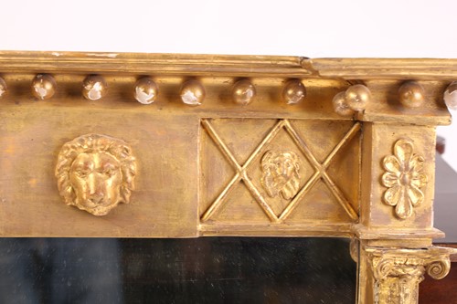 Lot 271 - A Regency carved wood and gilt gesso inverted...