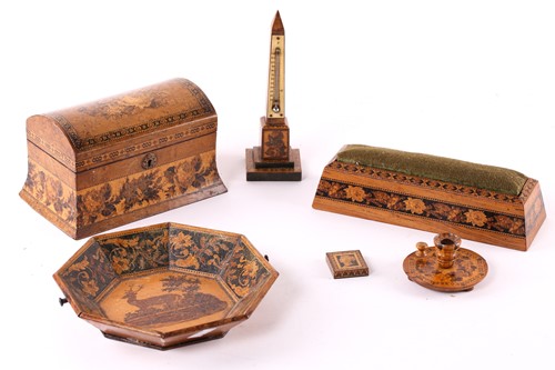 Lot 340 - A small collection of 19th century Tunbridge...