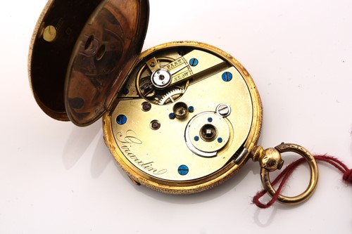 Lot 289 - An Edwardian Girardin open-face pocket watch,...