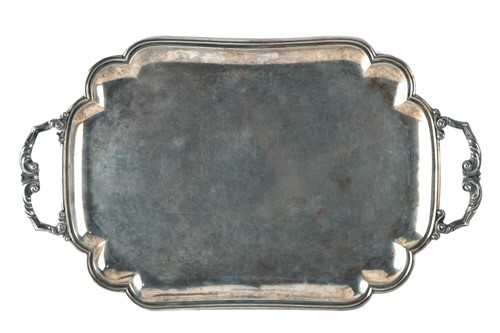 Lot 490 - An early 20th century 800 standard silver two...
