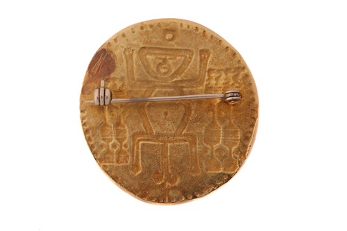 Lot 118 - A brooch of a reproduction artefact from the...