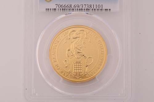 Lot 356 - A 2019 Royal Mint Queen's Beasts - The Yale...