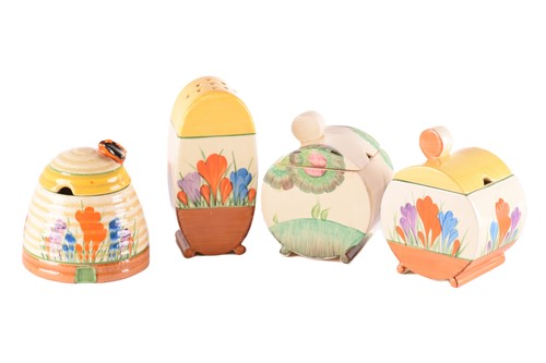 Lot 345 - A good collection of Clarice Cliff ceramics,...