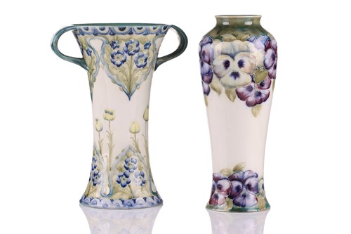 Lot 87 - Two William Moorcroft vases for James...