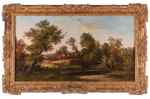 Lot 68 - W Yates (19th/20th century), 'A Country...