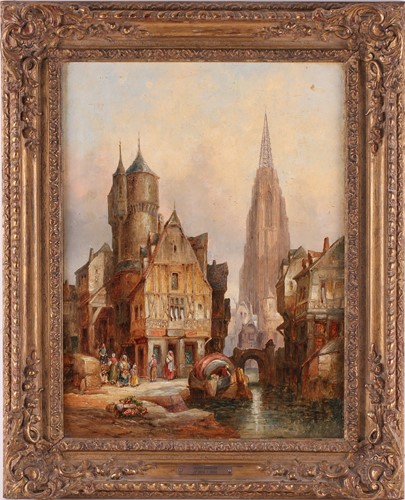 Lot 81 - Henry Schafer (1833-1916), 'Bingen, Rhine',...