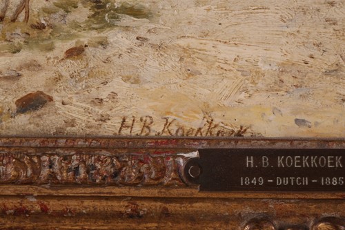 Lot 16 - Hendrik Barend Koekkoek (1849-1909) Dutch, a...