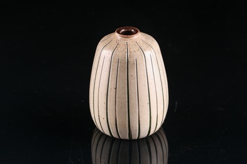 Lot 354 - A Martin Brothers stoneware gourd vase, of...
