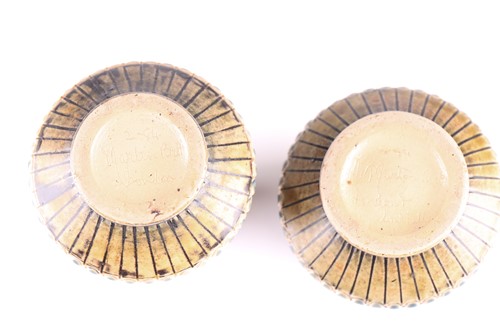 Lot 346 - A pair of 19th century Martin Brothers...
