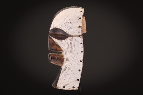 Lot 90 - Two Songye/Luba female Bifwebe masks, Bikashi,...