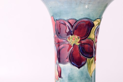 Lot 341 - A Moorcroft red flambe Poppy pattern vase,...
