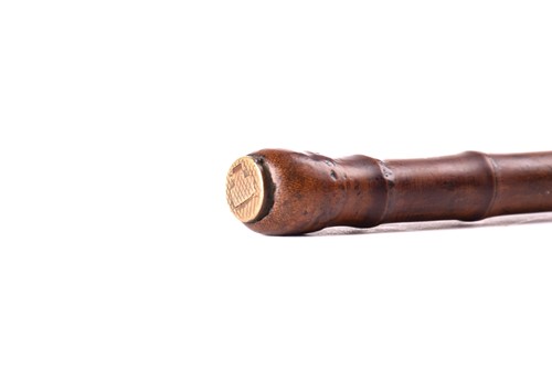 Lot 193 - A Victorian cane-bodied "Flick Stick"...