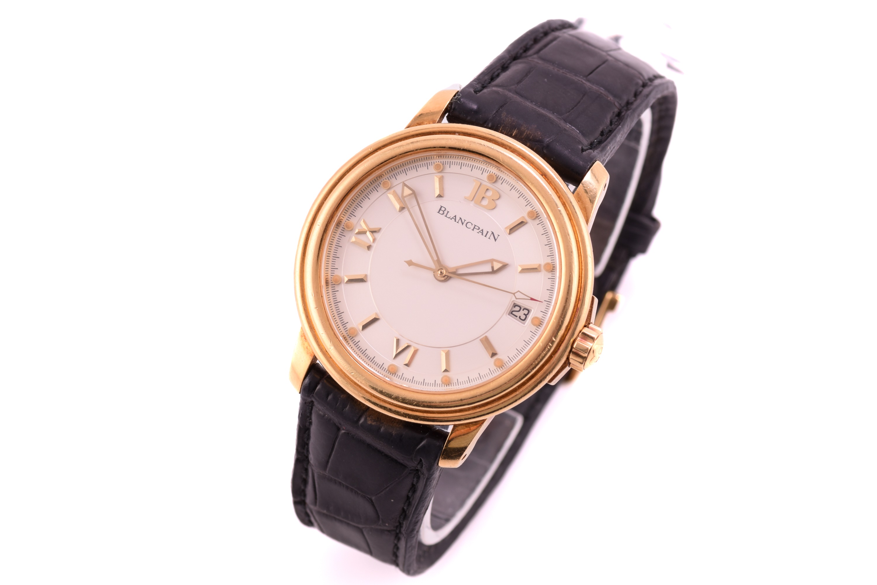 Lot 290 A Blancpain L man Ultra Slim yellow gold