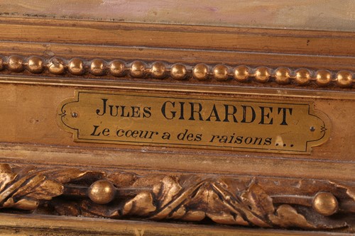 Lot 21 - Jules Giradet (1856-1938) French, 'The Wedding'...