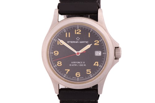 Lot 333 - An Eterna-Matic Airforce II watch, with a...