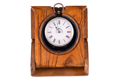 Lot 251 - An open-face Sans Rival pocket watch with a...