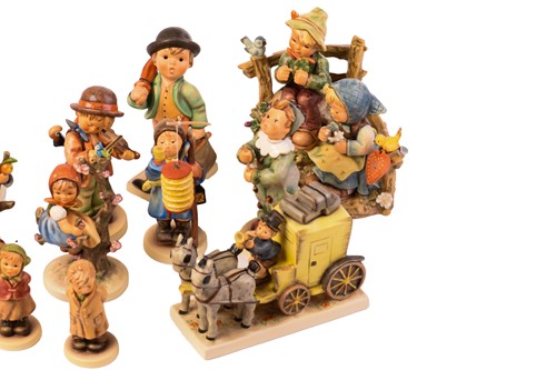 Lot 222 - A large collection of modern Hummel figures,...
