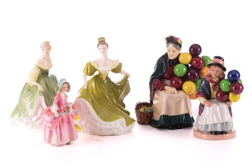 Lot 224 - A large collection of Royal Doulton figures,...