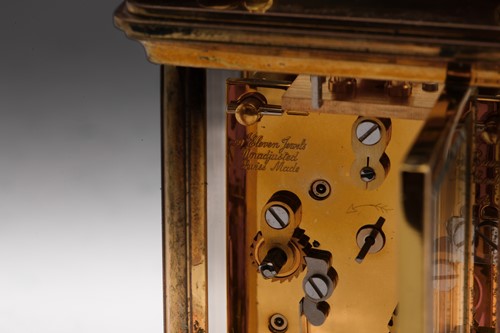 Lot 174 - A Matthew Norman miniature brass four-glass...