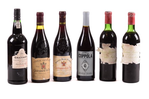 Lot 245 - Five bottles of assorted wine, comprising:...