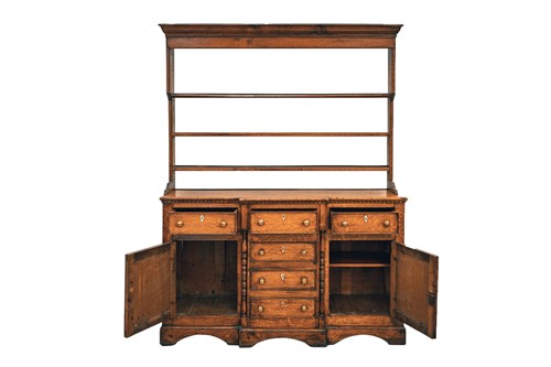 Lot 159 - A 19th-century Welsh (probably Anglesey) oak...