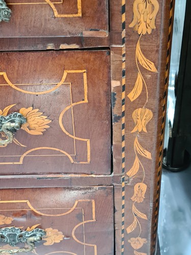 Lot 155 - An early 19th-century Dutch marquetry inlaid...
