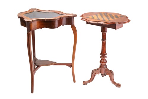 Lot 139 - An Edwardian mahogany bijouterie table of...