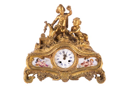 Lot 172 - A late 19th century Henry Marc of Paris 8-day...