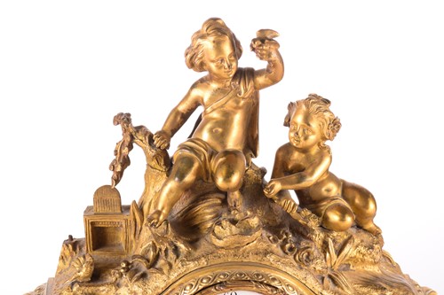 Lot 172 - A late 19th century Henry Marc of Paris 8-day...