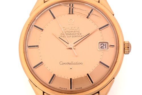 Lot 326 - An Omega constellation chronometer wristwatch...