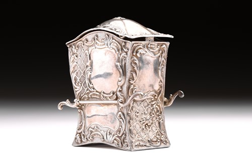 Lot 424 - An Edwardian silver novelty playing card case...