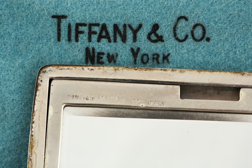 Lot 323 - A Tiffany & Co. silver powder compact,...