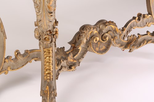 Lot 116 - An 18th-century style Venetian carved, painted...