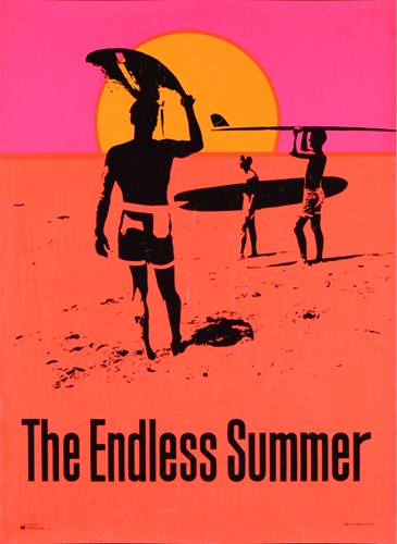 Lot 8 - A blacklight poster for 'The Endless Summer',...