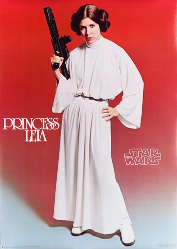 Lot 100 - An original 1977 Star Wars poster, Carrie...