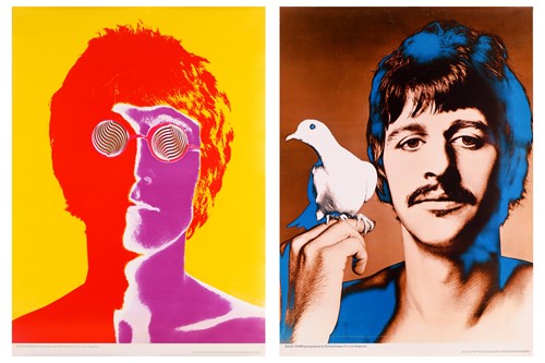 Lot 47 - The Beatles: John Lennon and Ringo Starr, two...