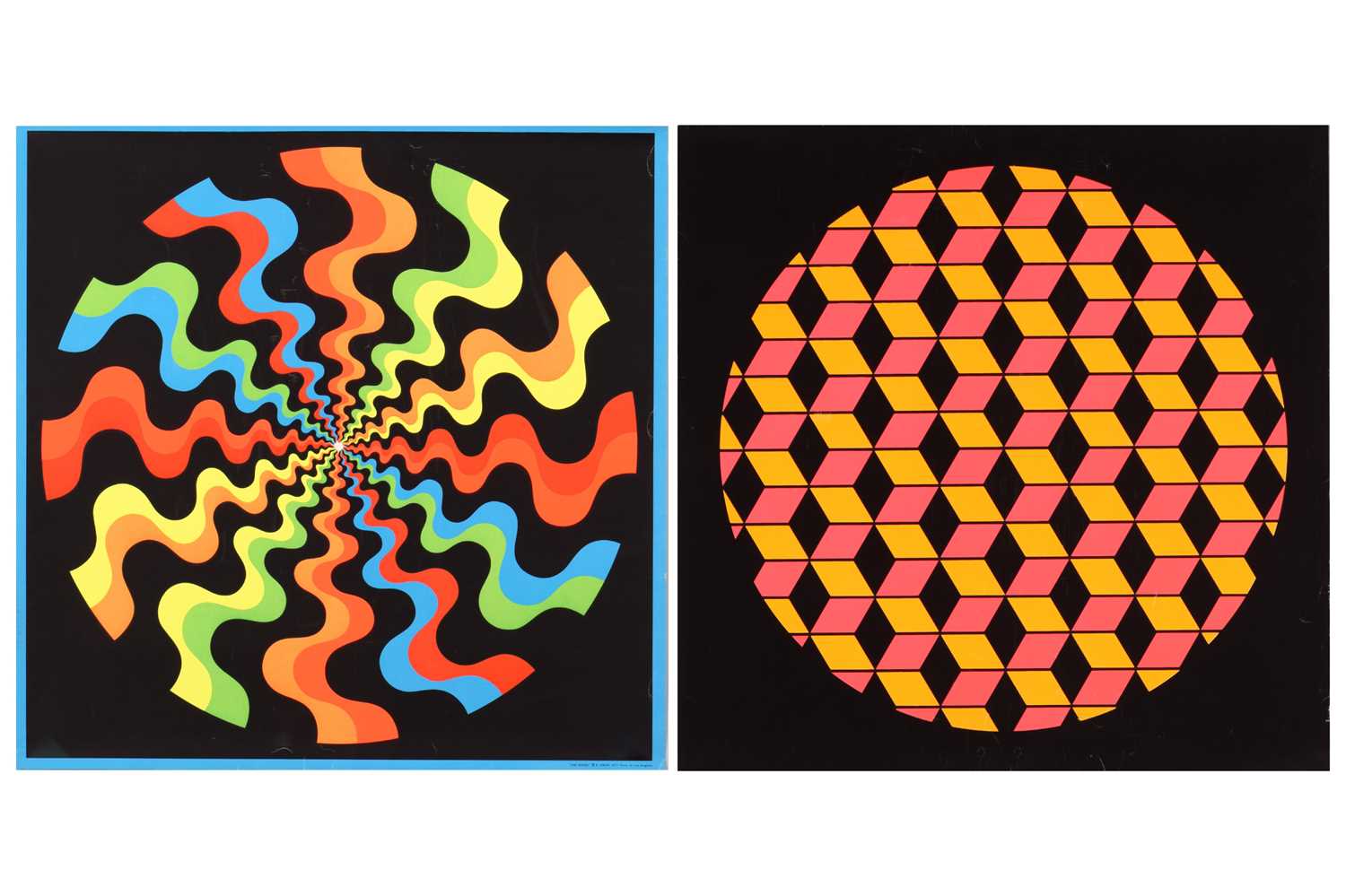 Lot 4 - Two original 1960s American psychedelic...