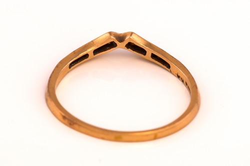 Lot 59 - A three-piece diamond ring set in 18ct gold,...