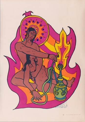 Lot 54 - An original 1967 psychedelic poster, 'There &...