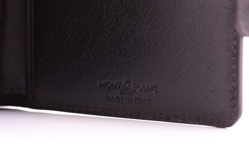 Lot 198 - Montblanc - A leather wallet from the 1926...