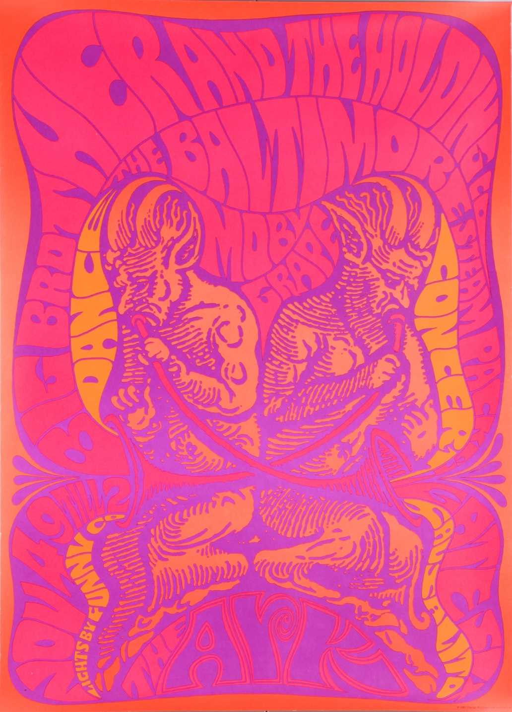 Lot 2 - An original 1967 San Francisco psychedelic...