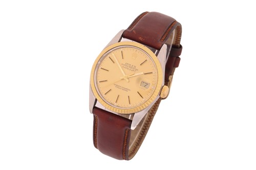 Lot 222 - A Rolex Datejust wristwatch, with a Swiss-made...