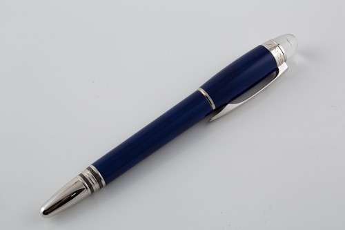 Lot 179 - Montblanc StarWalker Cool Blue Rollerball pen,...