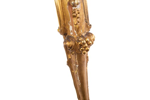 Lot 257 - A 19th-century carved wood and gilt gesso...