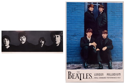 Lot 85 - The Beatles: a 1964 Lithographic poster,...