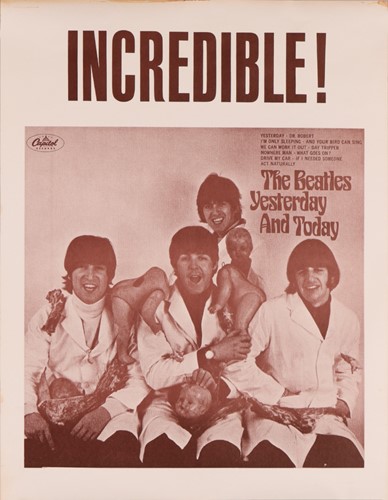 Lot 107 - The Beatles: two American posters, 'Incredible'...