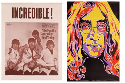 Lot 107 - The Beatles: two American posters, 'Incredible'...