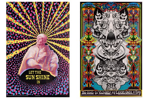 Lot 134 - Two original East Totem West psychedelic...