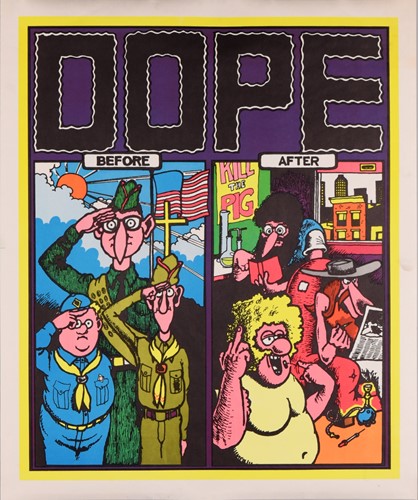Lot 28 - 'Dope: Before and After', an original 1960s...